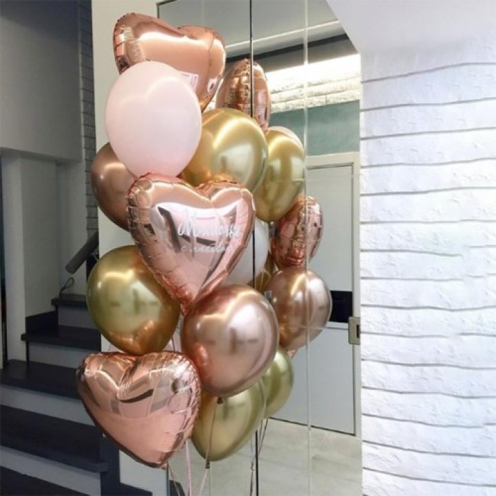 Фонтан шаров "От сердечка" с доставкой в Ярославле