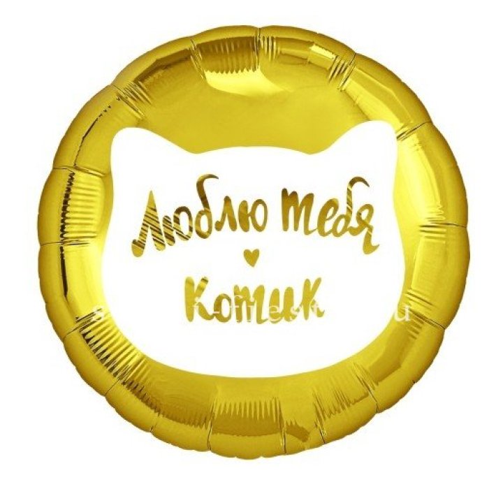 Фольгированный шар "Люблю тебя, Котик" в Ярославле