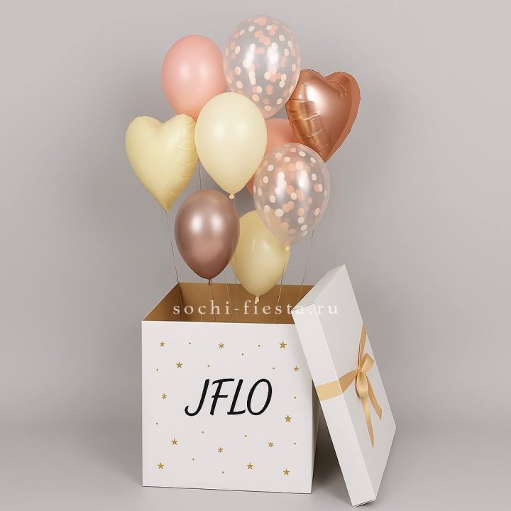 Коробка-сюрприз с шарами №2 в Ярославле
