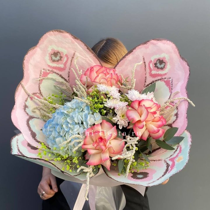 Дизайнерский букет бабочка №5 в Ярославле