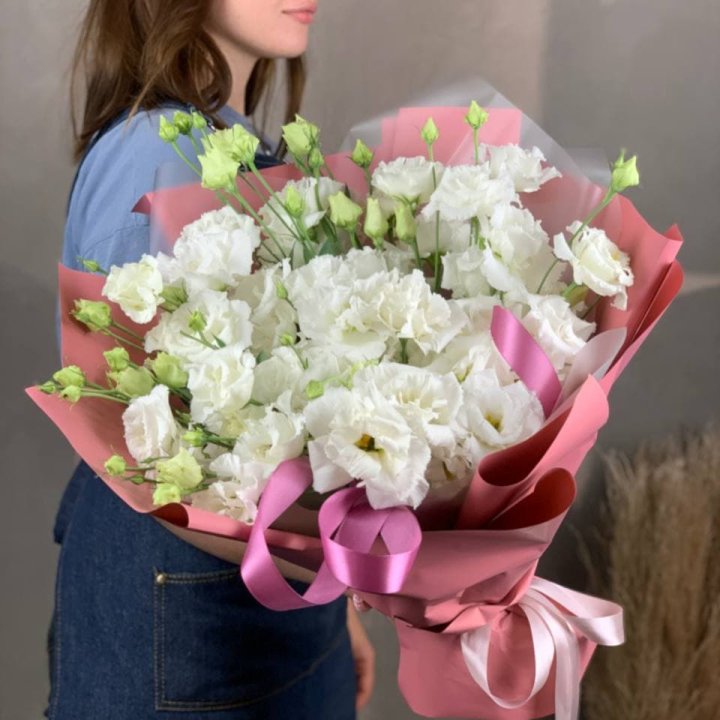 Букет эустом "Пудра" в Ярославле