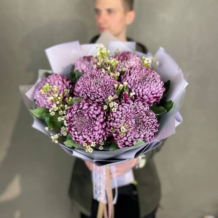 Букет хризантем "Палермо" в Ярославле
