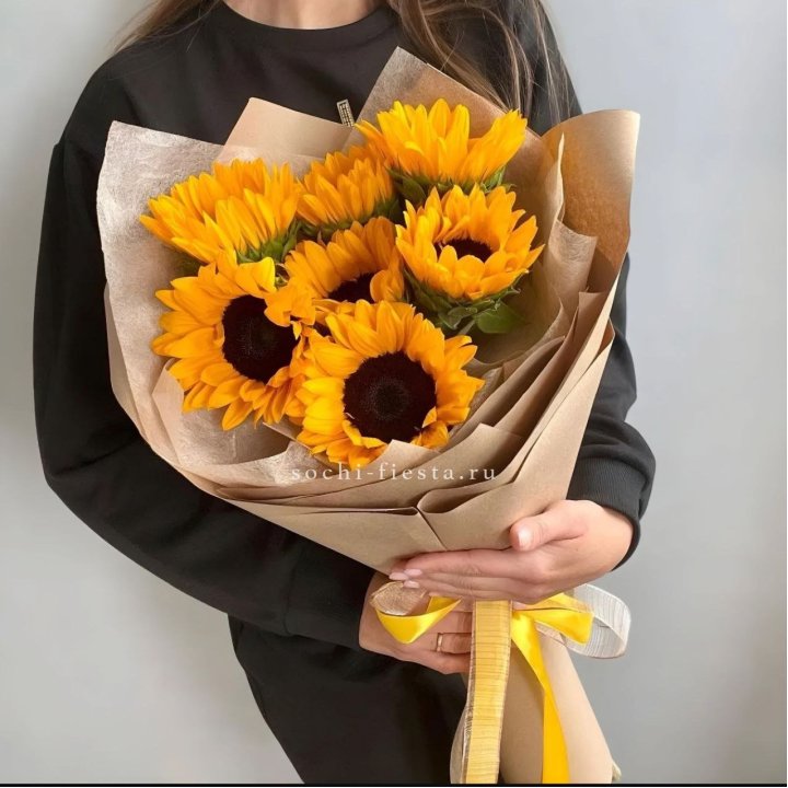 Букет из подсолнухов в Ярославле