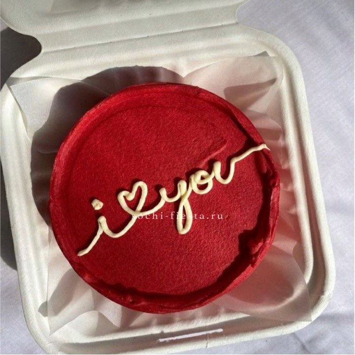 Бенто-торт "Я тебя люблю бесконечно" в Ярославле