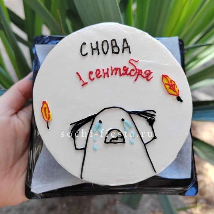 Бенто-торт "Не опять, а снова..." в Ярославле