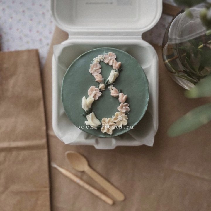 Бенто-торт "8 марта" green  в Ярославле