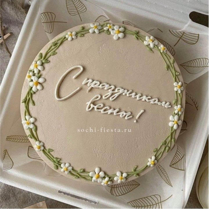 Бенто-торт "C праздником весны!"  в Ярославле