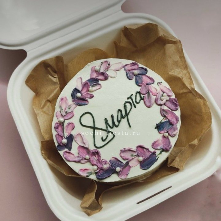 Бенто-торт "8 марта цветы"  в Ярославле