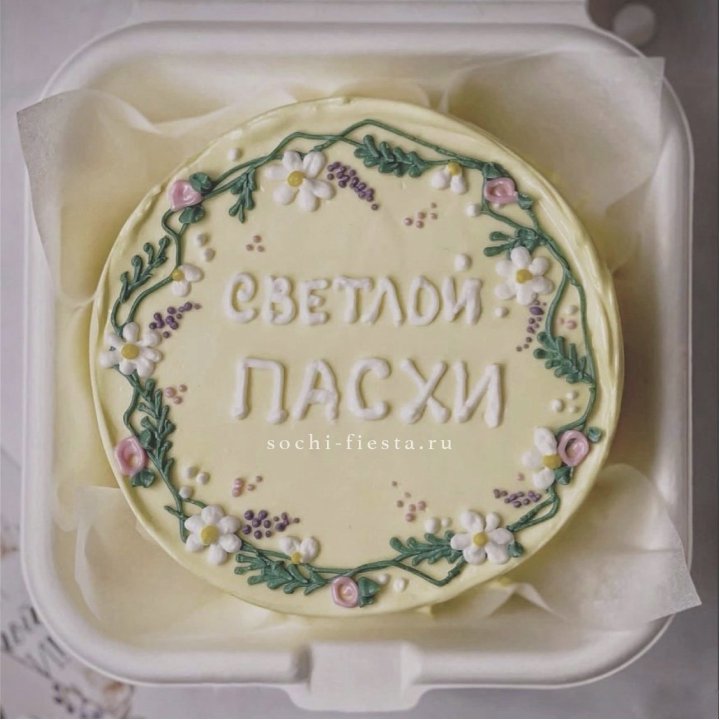 Бенто-торт "Светлой Пасхи" 2 в Ярославле