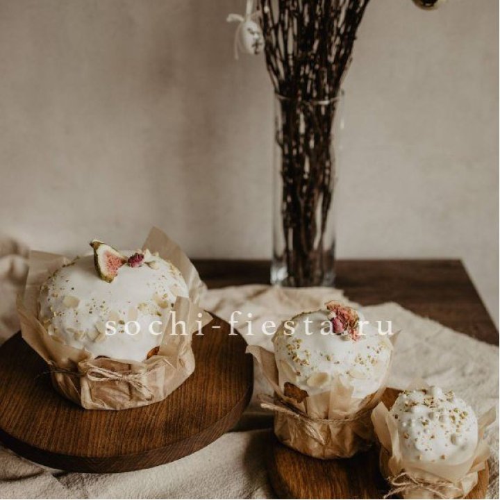 Кулич мини с изюмом в Ярославле