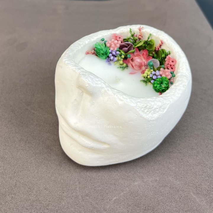 Свеча ароматическая в гипсе  в Ярославле