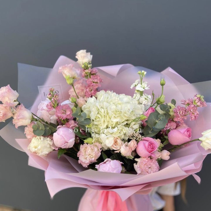 Дизайнерский букет "Фламинго" в Ярославле