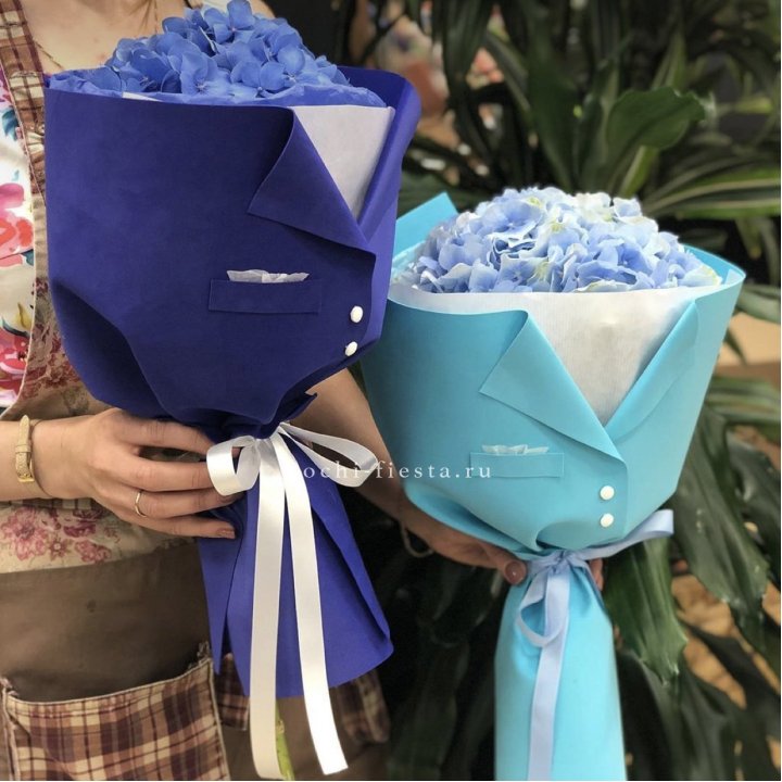 Букет с гортензией с пиджаком в Ярославле