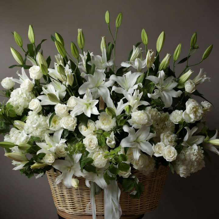 Цветочная корзина макси №3 в Ярославле