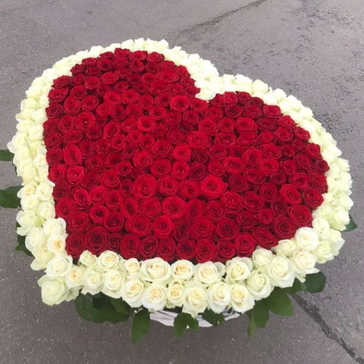 333 розы в корзине в Ярославле