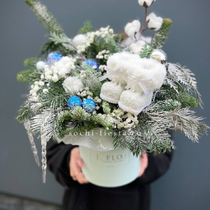 Новогодний бокс "Ботс блю" в Ярославле