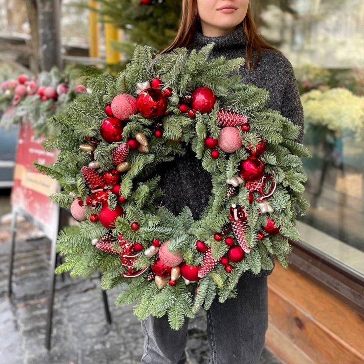 Рождественский венок  в Ярославле