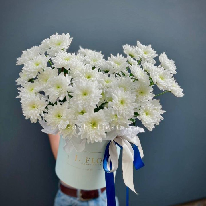 Коробка с хризантемами №3 в Ярославле