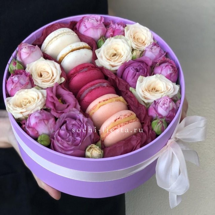 Цветочный бокс "Лаванди" в Ярославле