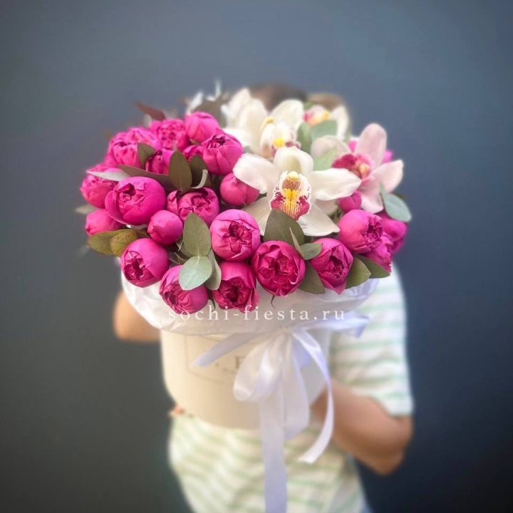 Бокс дуо мисти и орхидеи в Ярославле