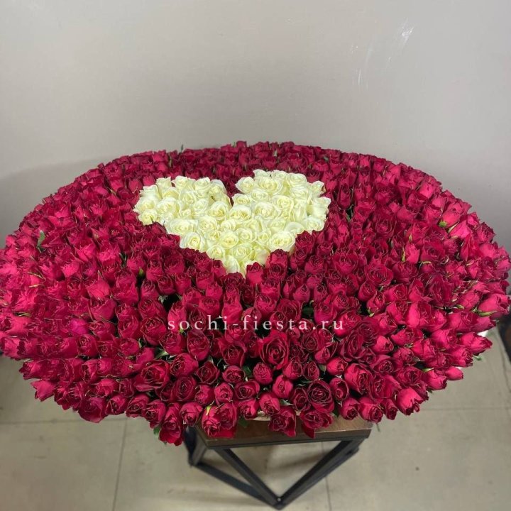 501 роза в корзине в Ярославле