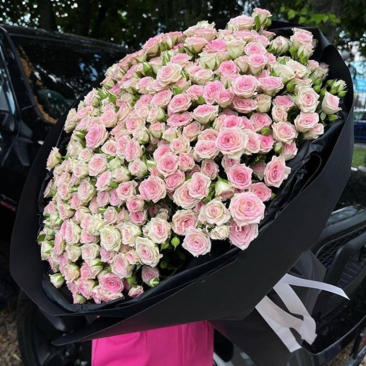 101 кустовая роза "Твистер" в Ярославле