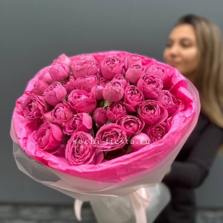 Букет из пионовидных роз  в Ярославле