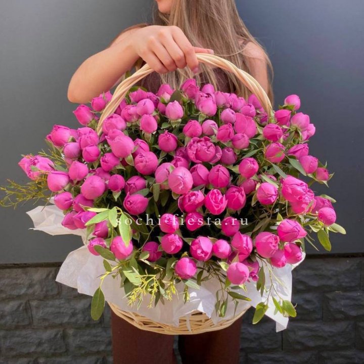 51 мисти баблс в корзине с доставкой в Ярославле