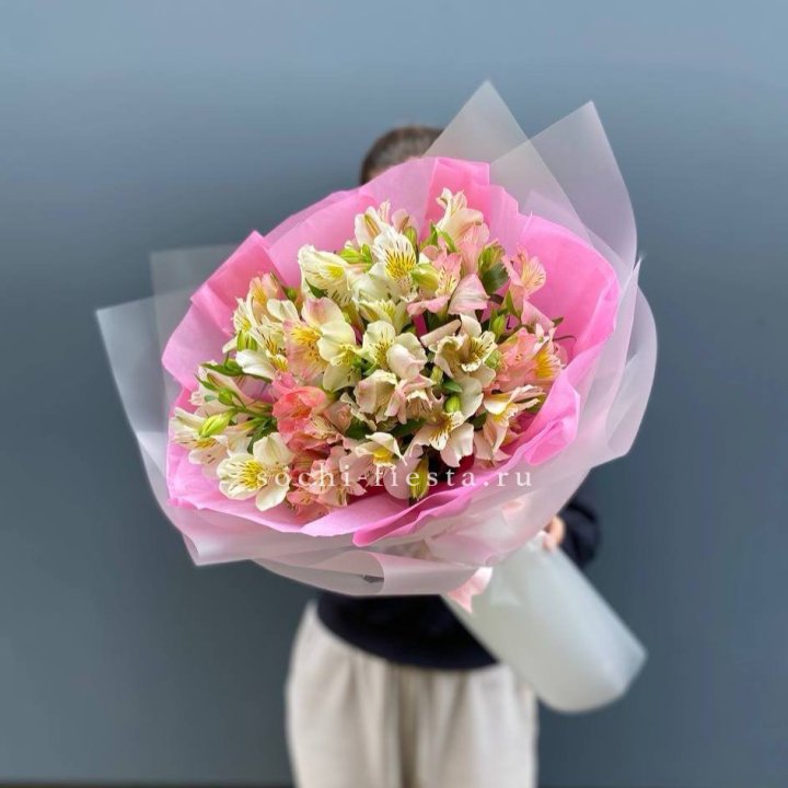 букет альстромерий "Черри" в Ярославле