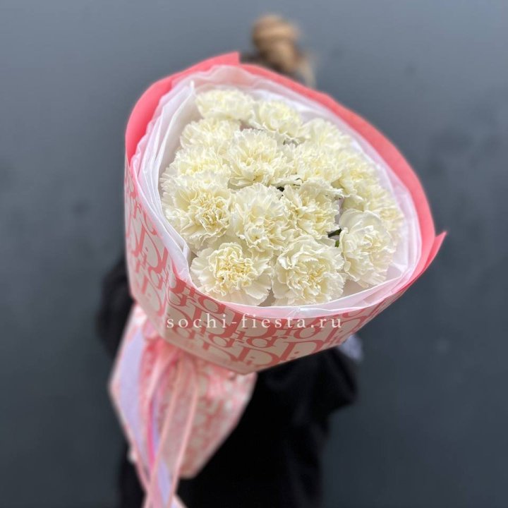 Белые диантусы №2 в Ярославле