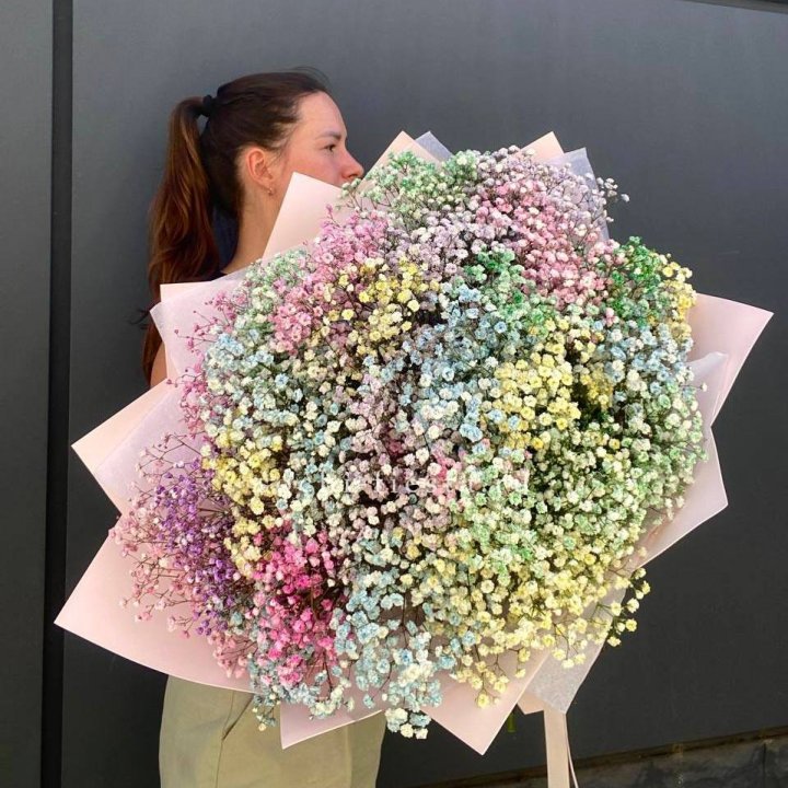 Пышный букет из гипсофил  в Ярославле