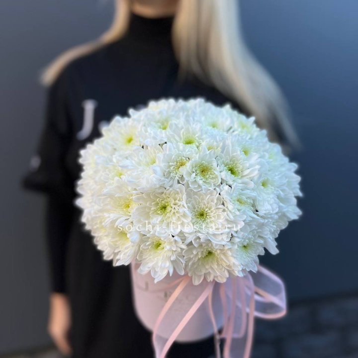 Коробка с хризантемами №1 в Ярославле