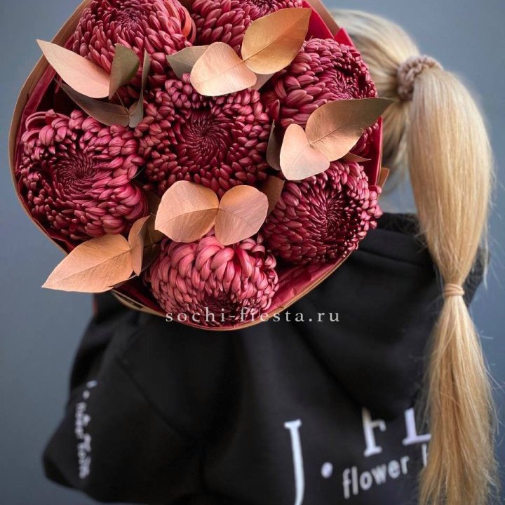 Хризантемы "Голд шоколад" в Ярославле