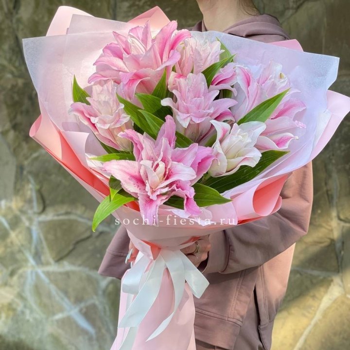 Букет пионовидных лилий №2 в Ярославле