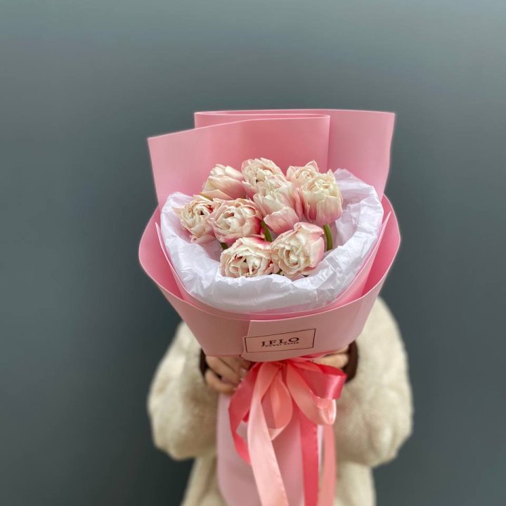 9 нежных тюльпанов в Ярославле