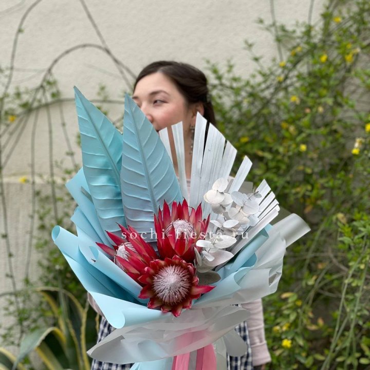 Букет из протеи "Клеопатра-2" в Ярославле