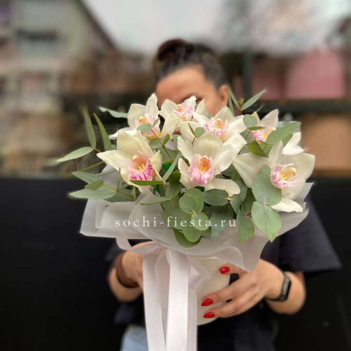 Бокс с орхидеями в Ярославле