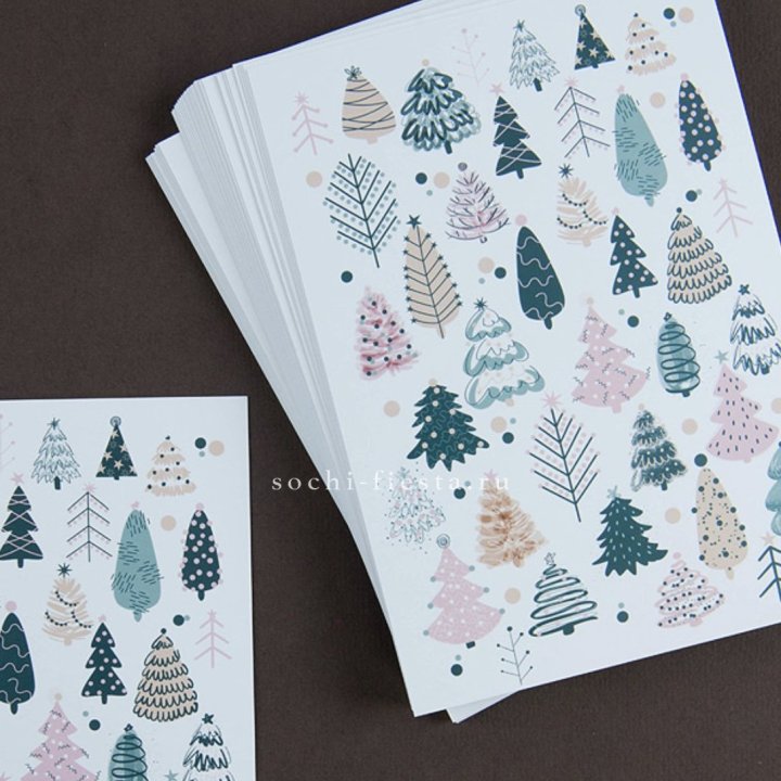 Открытка к букету "Елки" в Ярославле