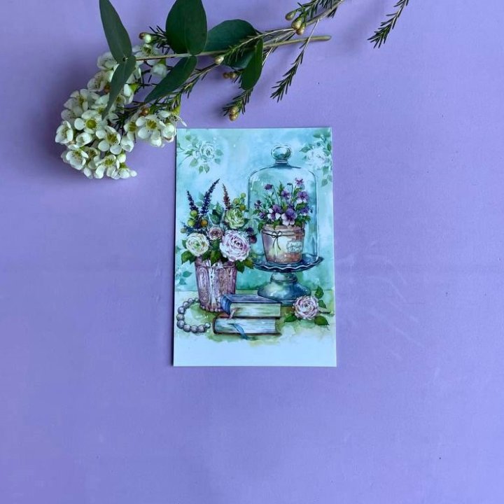 Открытка к букету "Книги" в Ярославле