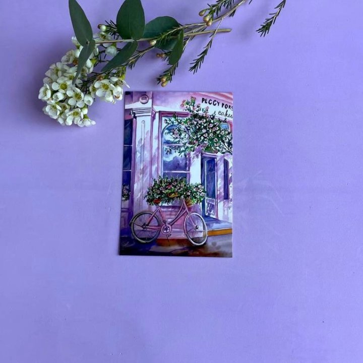 Открытка к букету "Розовый" в Ярославле