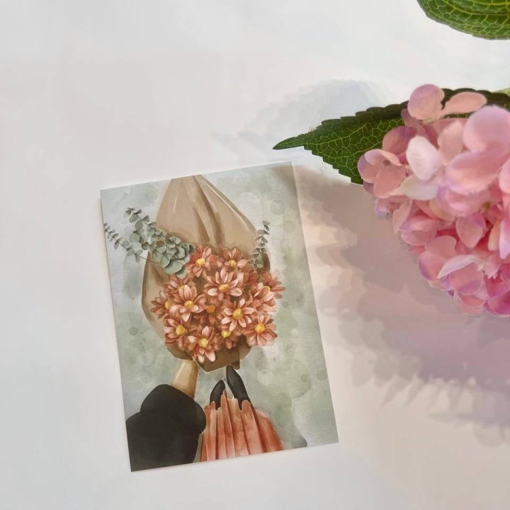 Открытка к букету "Букет" в Ярославле