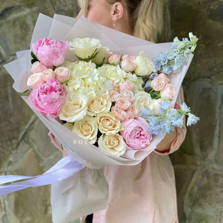 Букет с пионами "Богема" в Ярославле