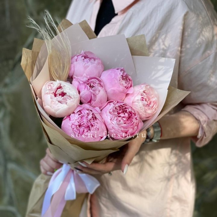 Букет пионов "Венди" в Ярославле