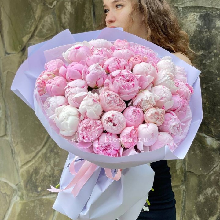 39 нежных пионов в Ярославле