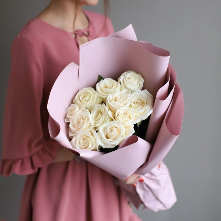 11 белых роз в Ярославле