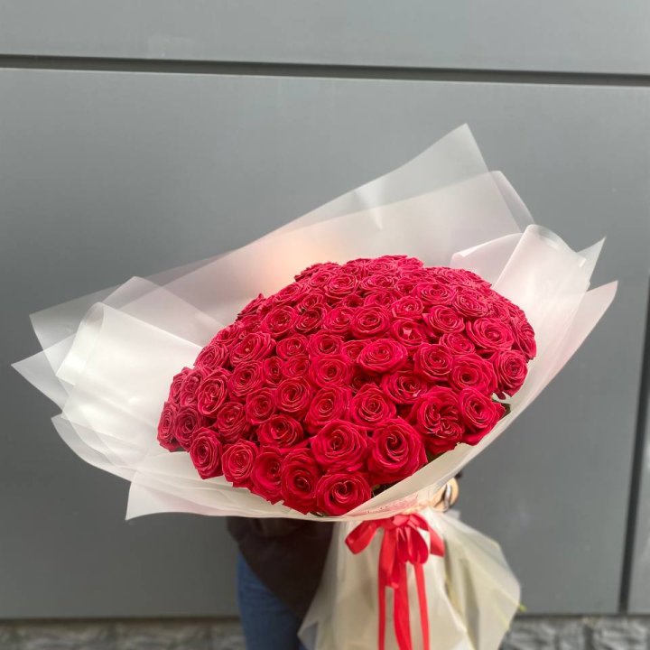 101 высокая роза в Ярославле