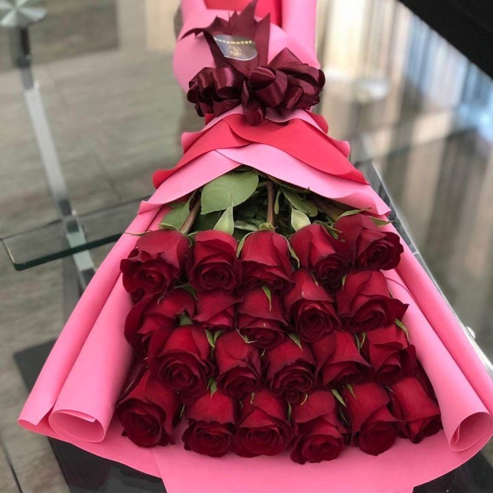 21 красная роза "Элеганс" в Ярославле