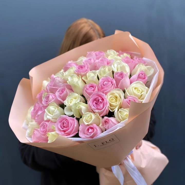 55 роз микс нежности в Ярославле