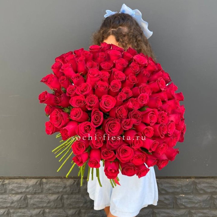 101 красная роза в Ярославле