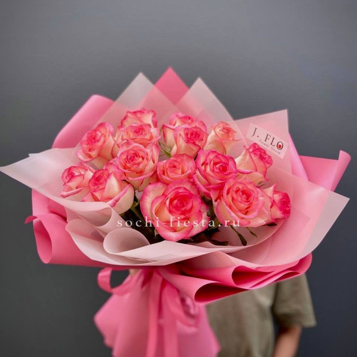 15 роз "Джумилия" в Ярославле